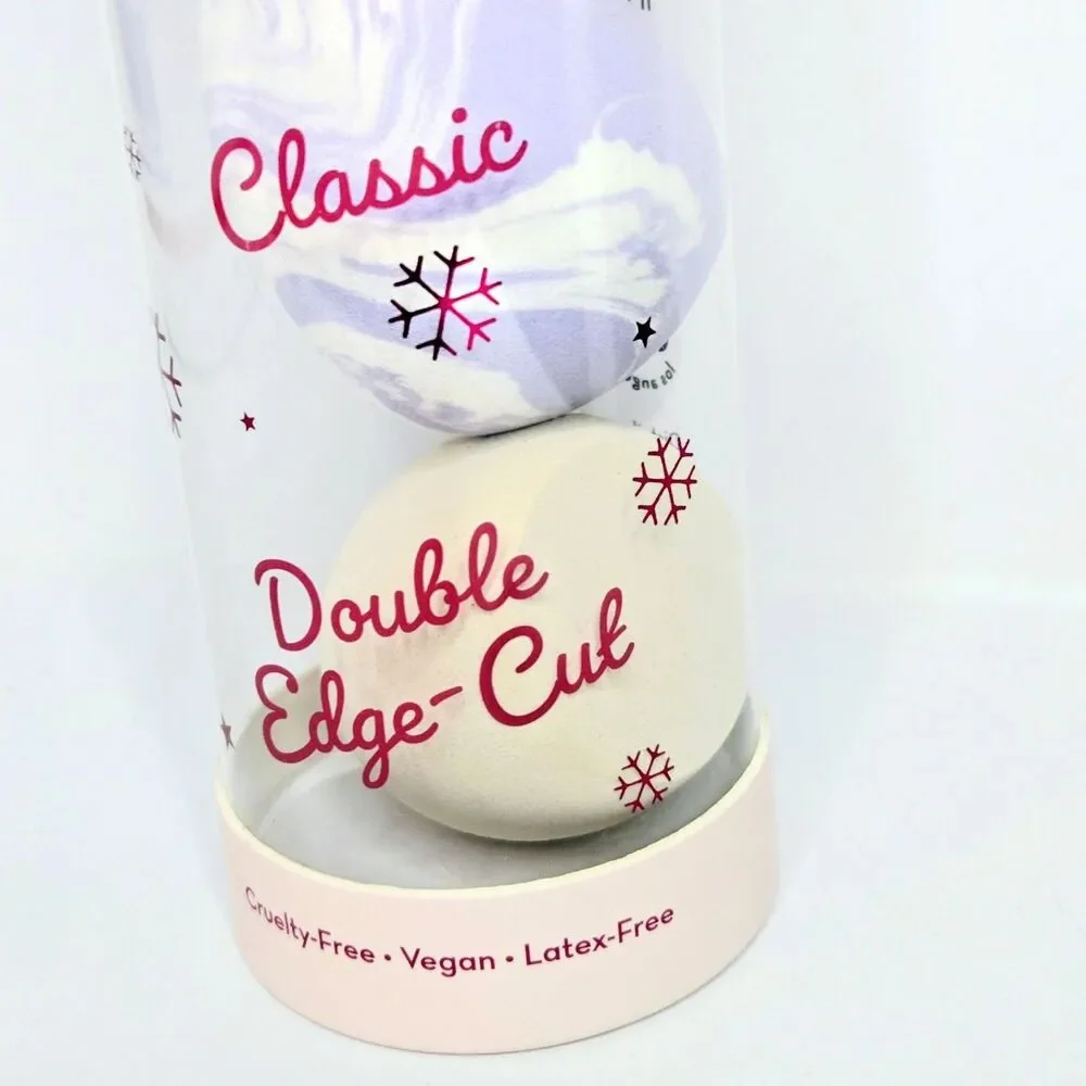 THE CRÈME SHOP Complete Blending Sponge Set of 3 Edge/Classic/DoubleEdge NEW NIB